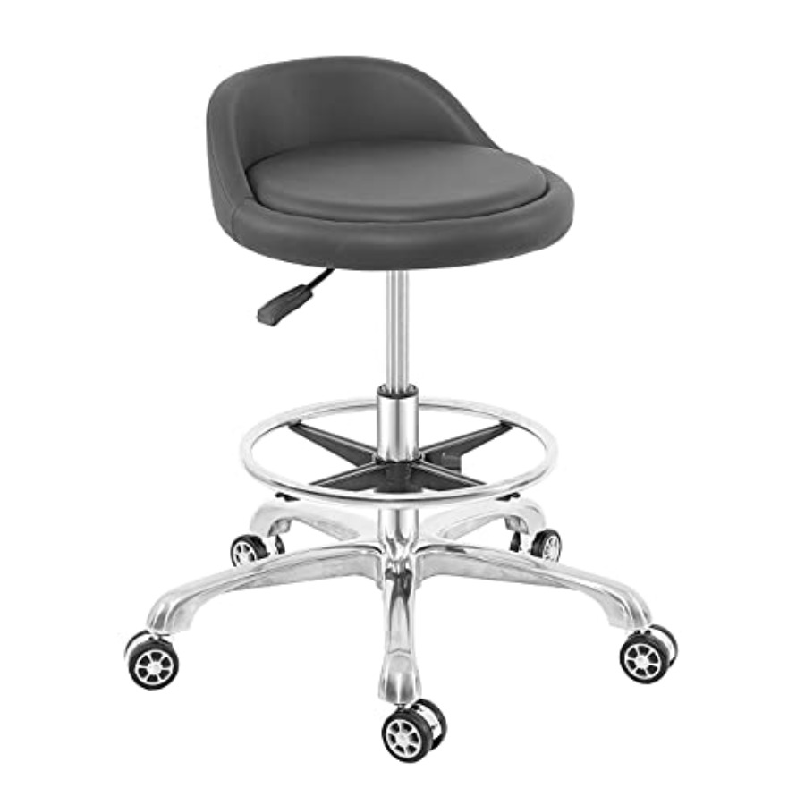 Home & Bathroom Building Products Pte Ltd - Rolling Stool Adjustable Drafting Chair Heavy