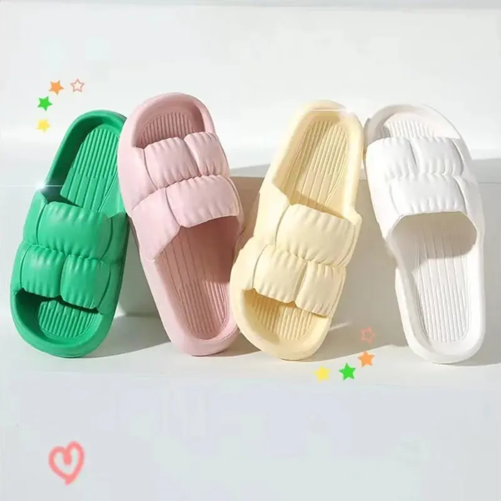 Home One Bathroom Accessories - Soft Bottom Slippers for Women Home