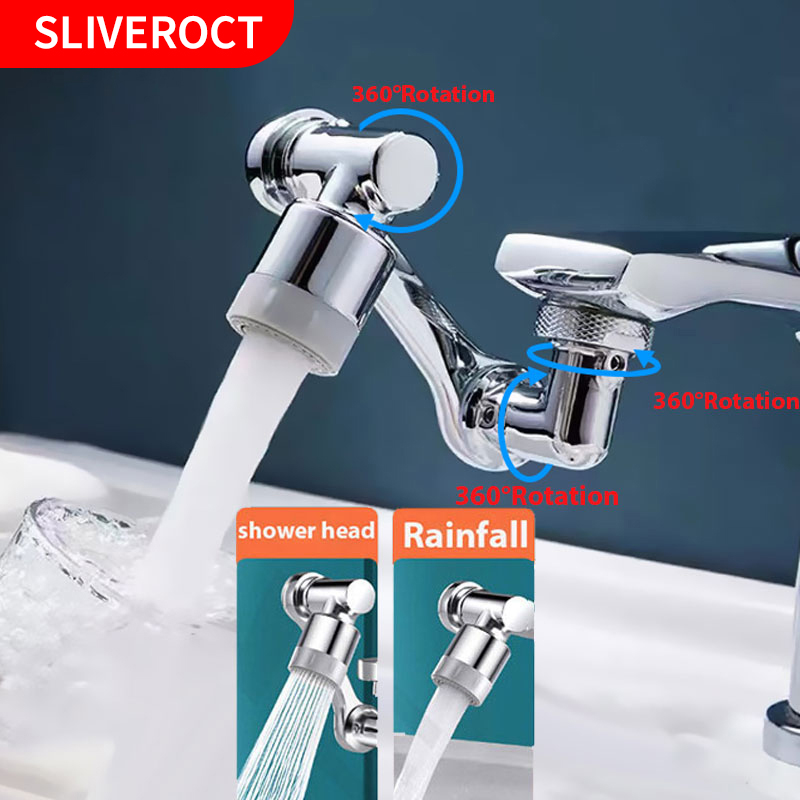 Basin Mixer Tap - 1080°Rotatable Faucet Spray Head Wash Basin