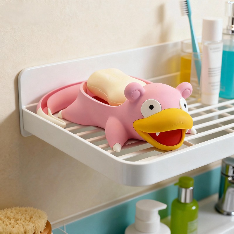 Home Edit Bathroom - Kawaii Pokémon Slowpoke Soap Box Anime