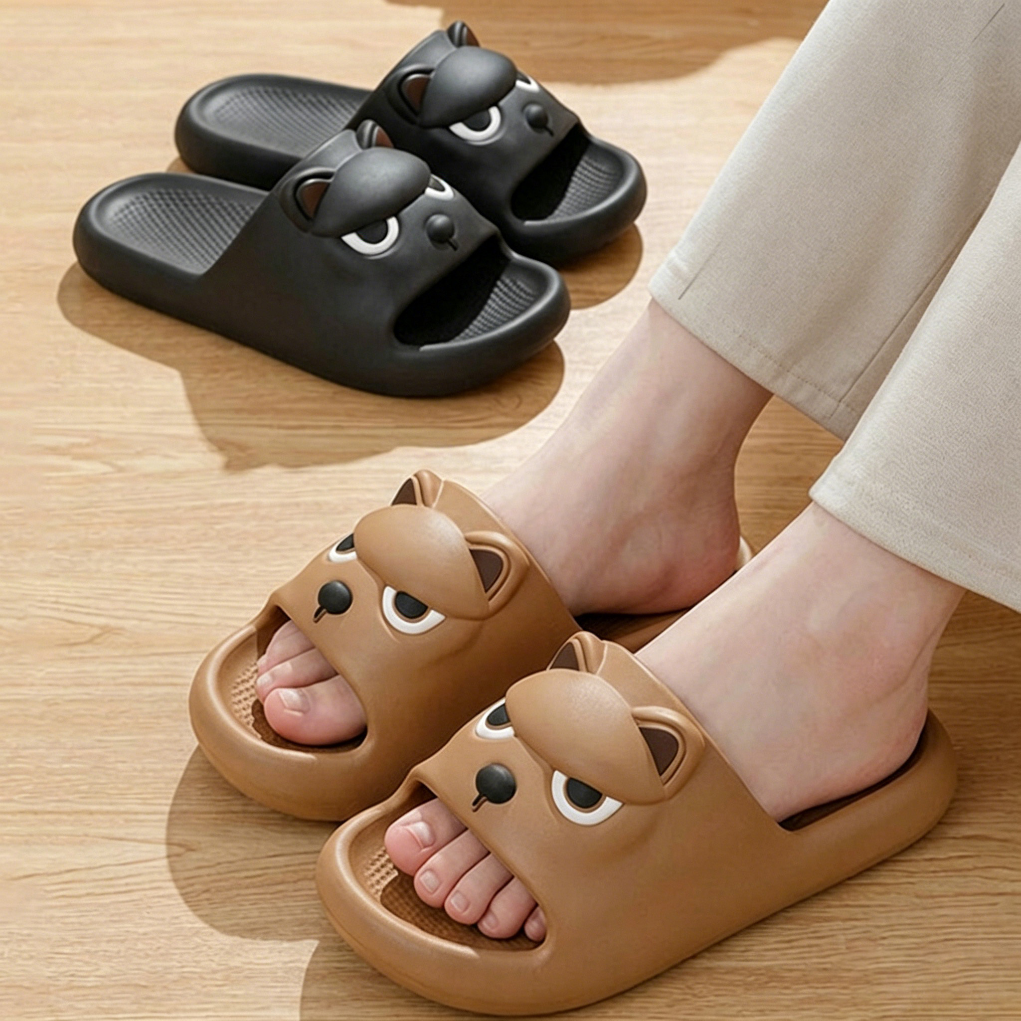 Home Bathroom Lights - Cartoon Cute Dog Eva Soft Sole