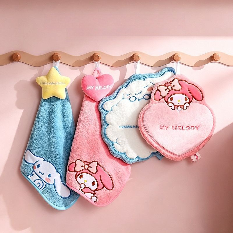 Home One Bathroom Accessories - Anime Sanrio Cute Hanging Face Towel