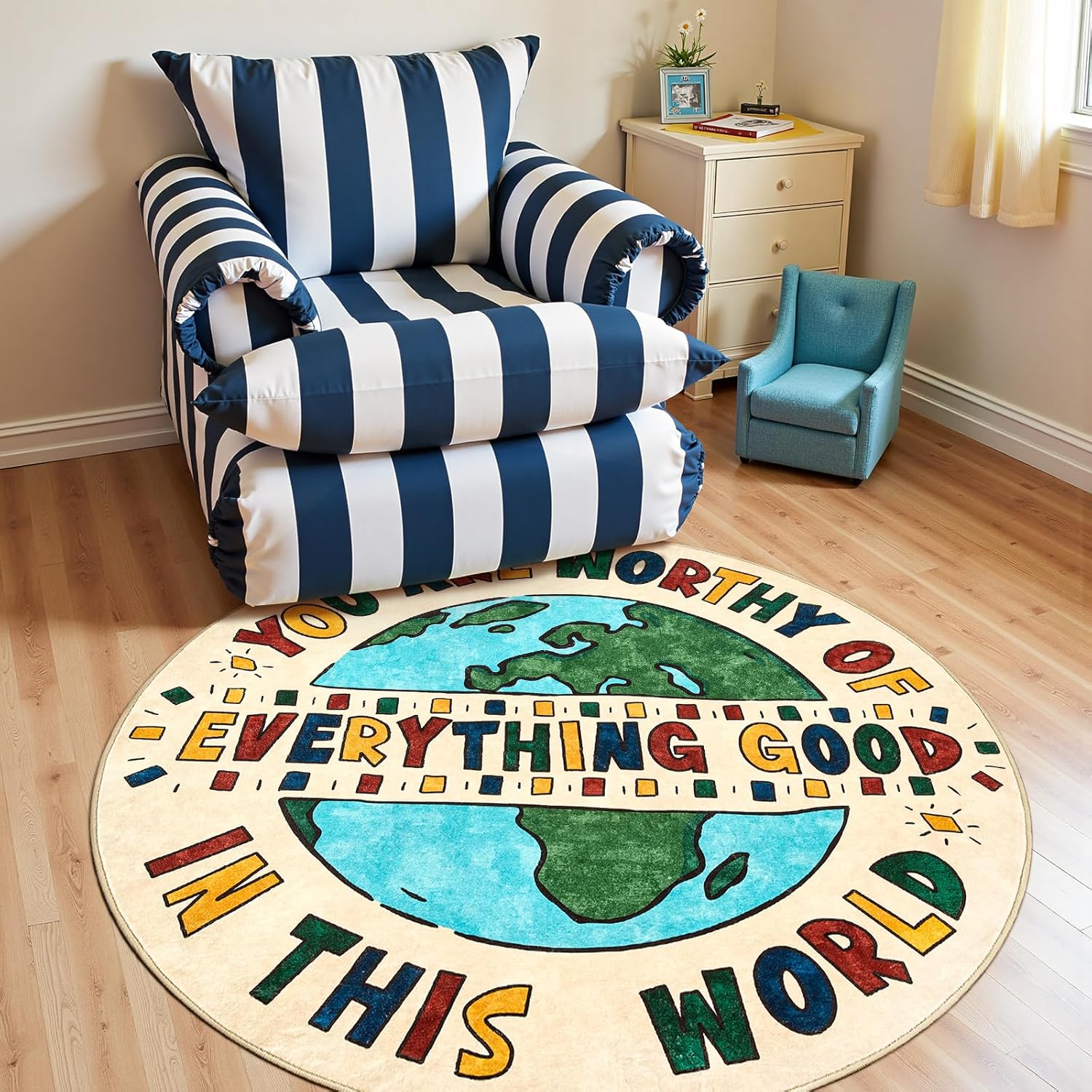 Home Goods Bathroom Rugs - Inspirational Earth Globe Round Rug You