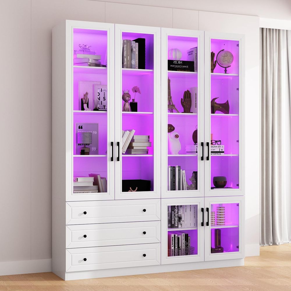 Home & Bathroom Building Products Pte Ltd - 63 Wide Glass Door Display Cabinet