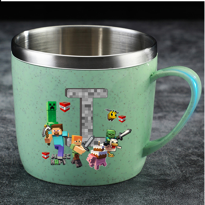 Home Edit Bathroom - Minecrafted Water Cup for Boy Girl