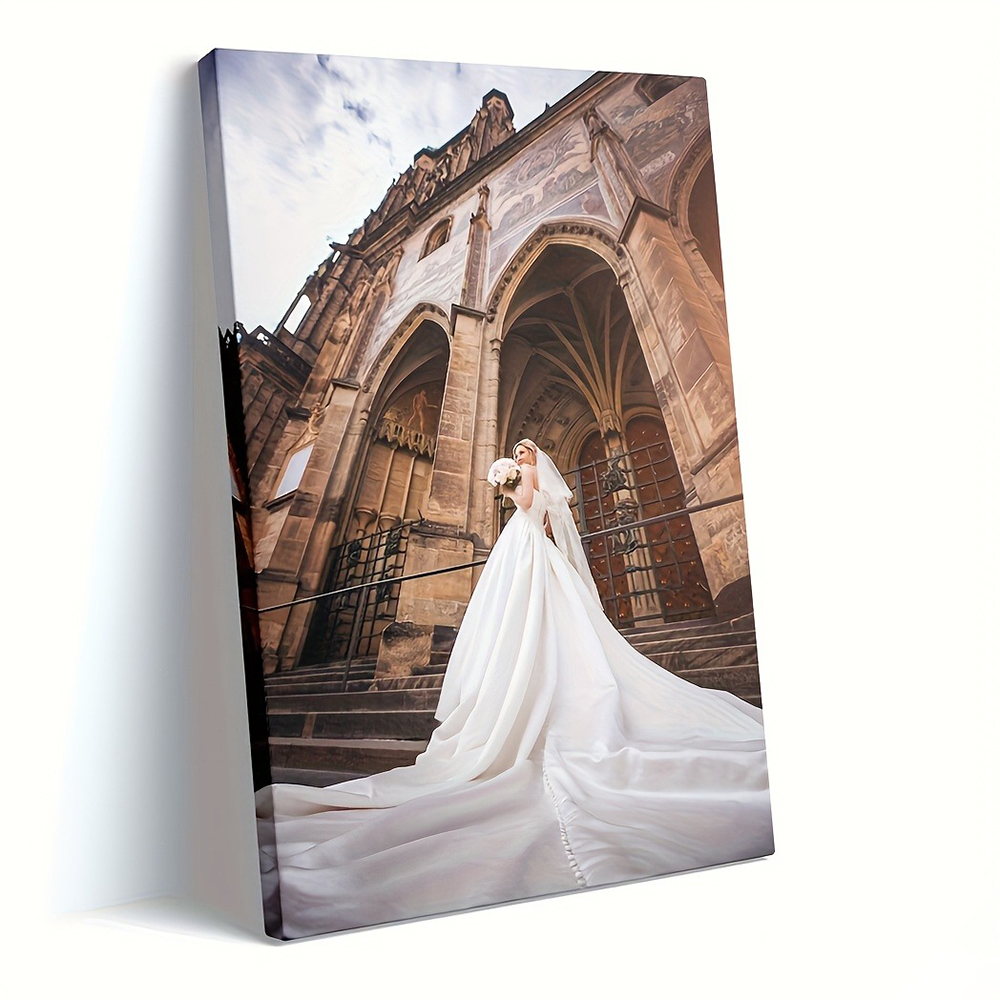 Home Bathroom Wall Decor - 1pc Frameless Personalize Custom Photo Print