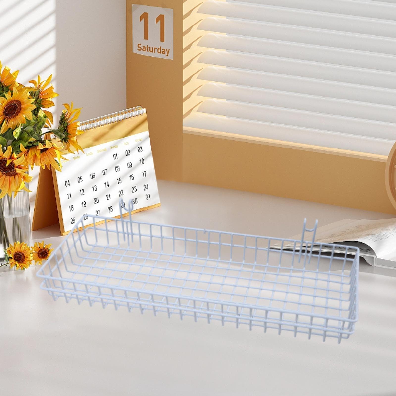 Home Essentials Bathroom Rack - over Cabinet Door Iron Storage Box