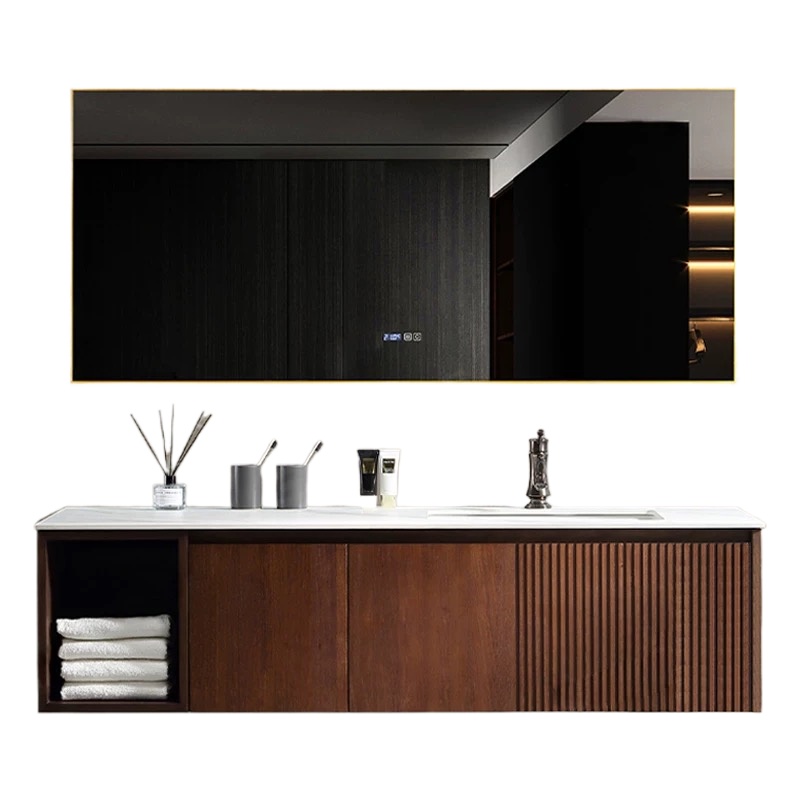 Home Bathroom Vanity - Bathroom combination cabinet Wooden vanity Home