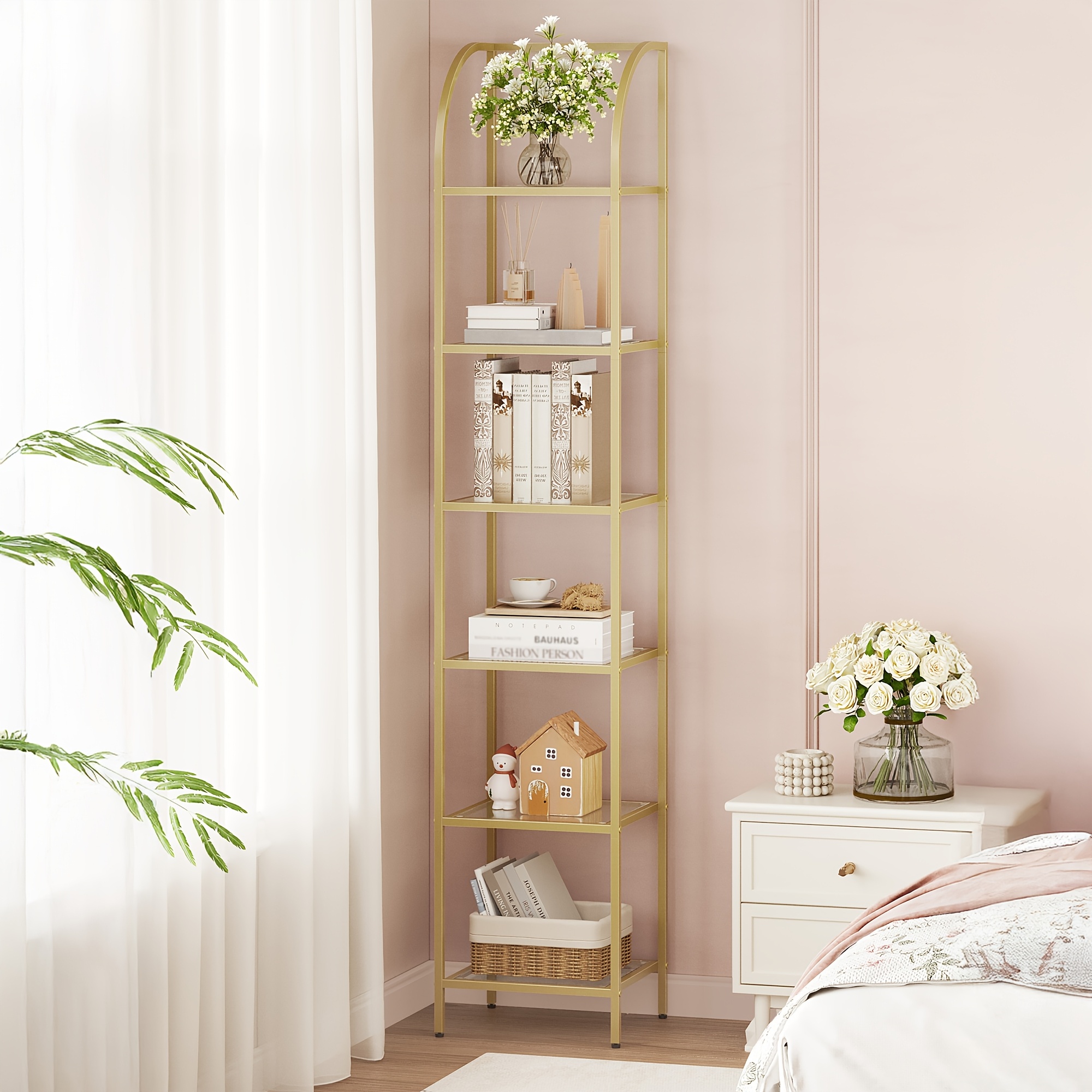 Bookcase Bookshelf, Tempered G - Home & Bathroom Building Products Pte Ltd のレビューと価格