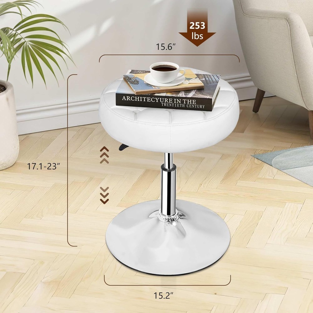 Vanity Chair Stool Modern Tuft - Home Bathroom Vanity のレビューと価格