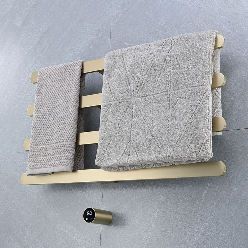 Brushed Gold Bathroom Towel Wa - Towel Warmer Electric のレビューと価格