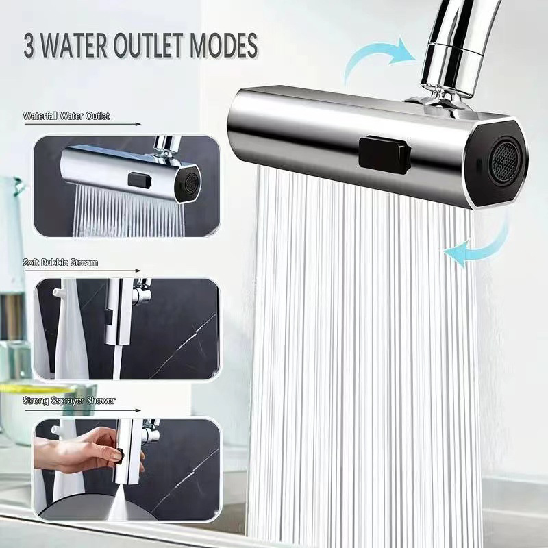 New 3 Modes Kitchen Faucet Uni - Home Bathroom Taps のレビューと価格