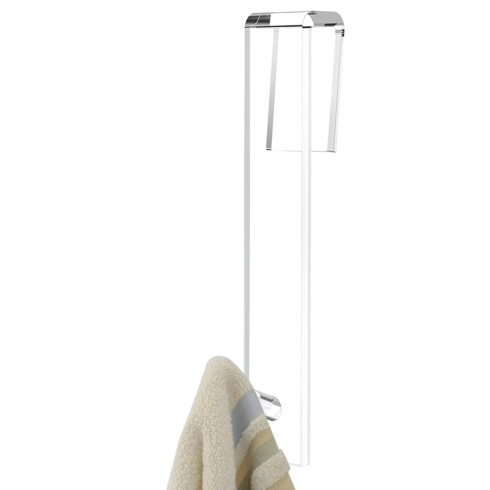Shower Door Hooks Acrylic Coat - Home Bathroom Door のレビューと価格