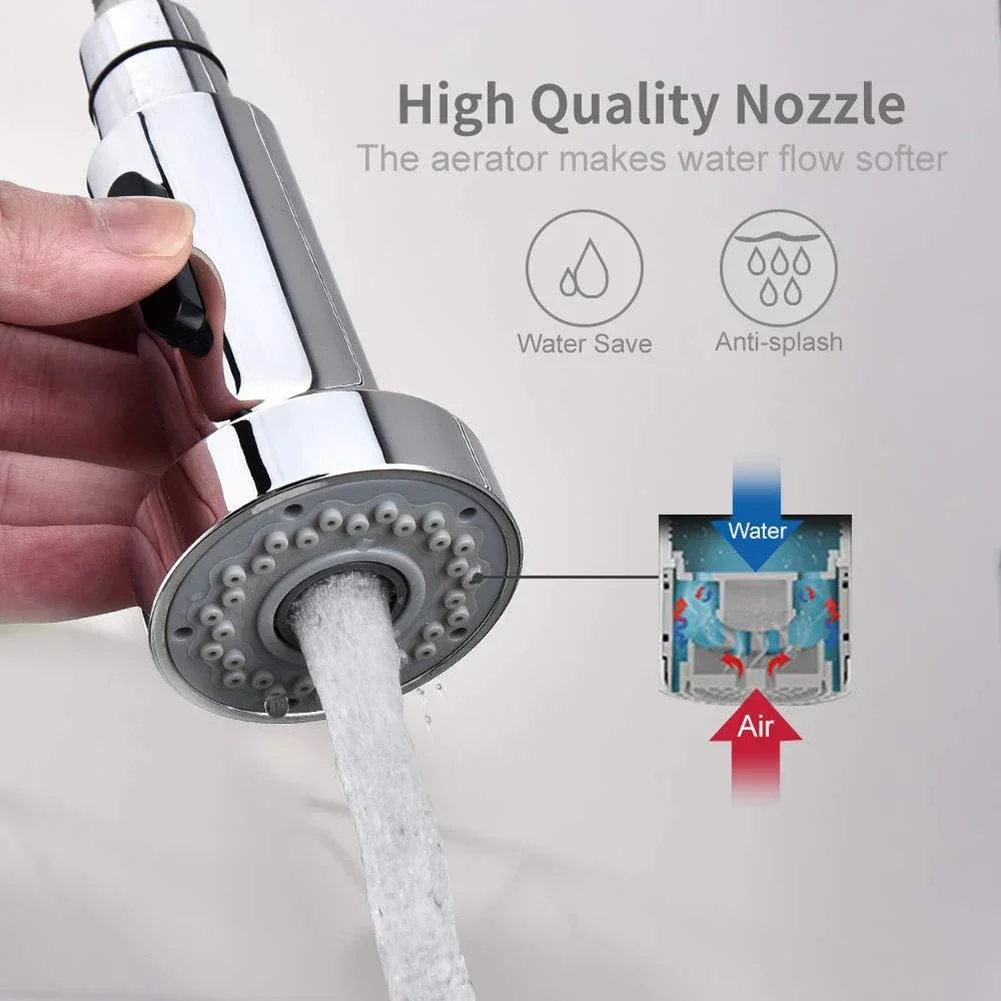 Kitchen Pull Out Faucet Spraye - Basin Mixer Tap のレビューと価格