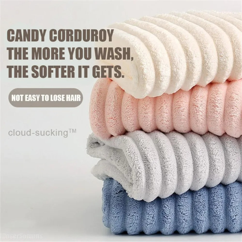 New Coral Velvet Bath Towel Fa - Home Goods Bathroom Sets のレビューと価格