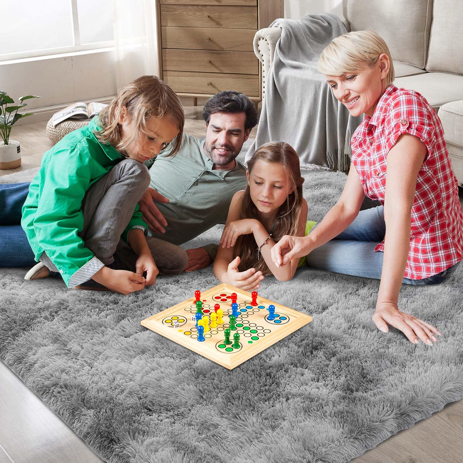VIKAMA Ultra-Soft Puffy Rug, B - Home Goods Bathroom Rugs のレビューと価格