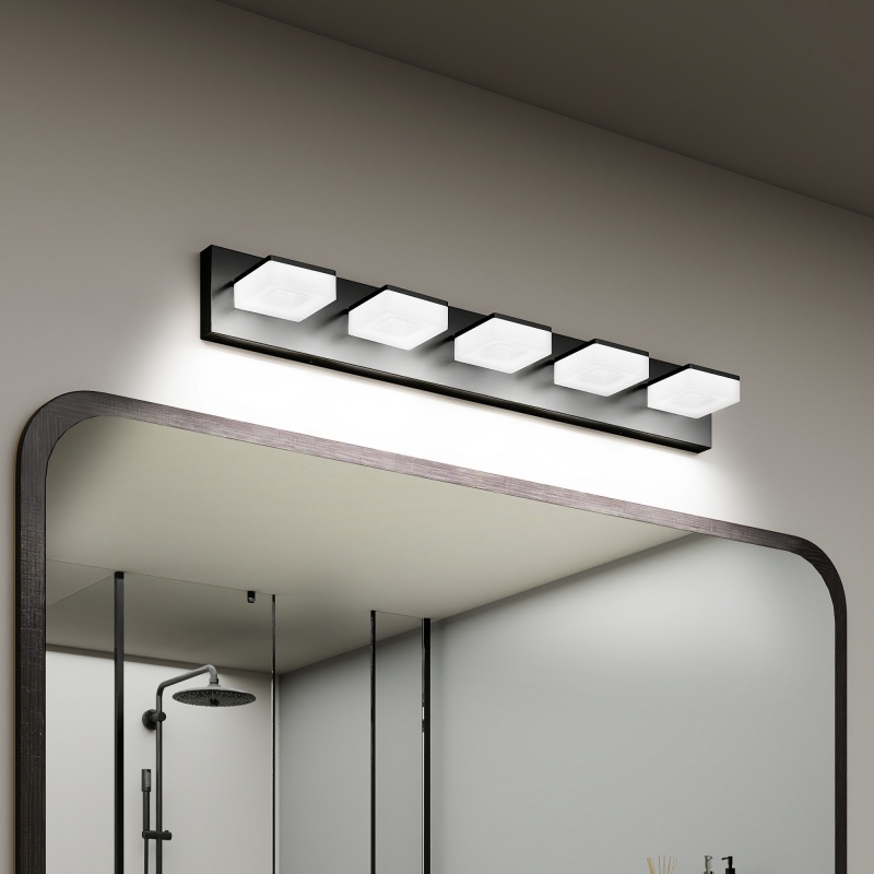 Adjustable 5-Head LED Mirror L - Home Bathroom Vanity のレビューと価格