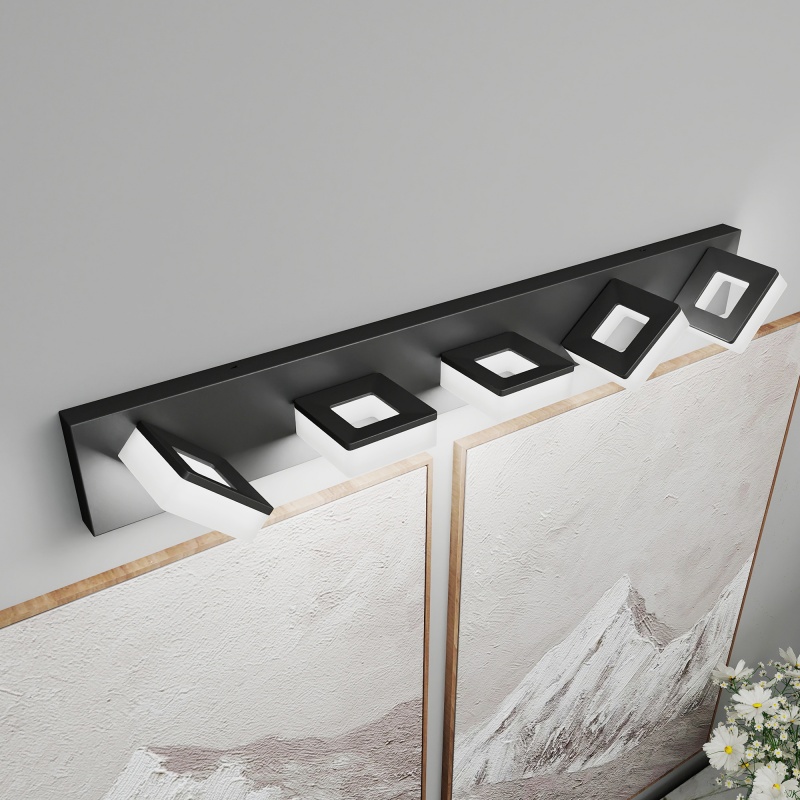 Adjustable 5-Head LED Mirror L - Home Bathroom Vanity のレビューと価格