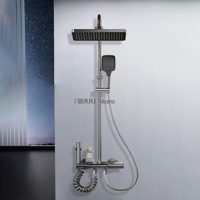 LED Display Shower System With - Home Outlet Bathroom のレビューと価格