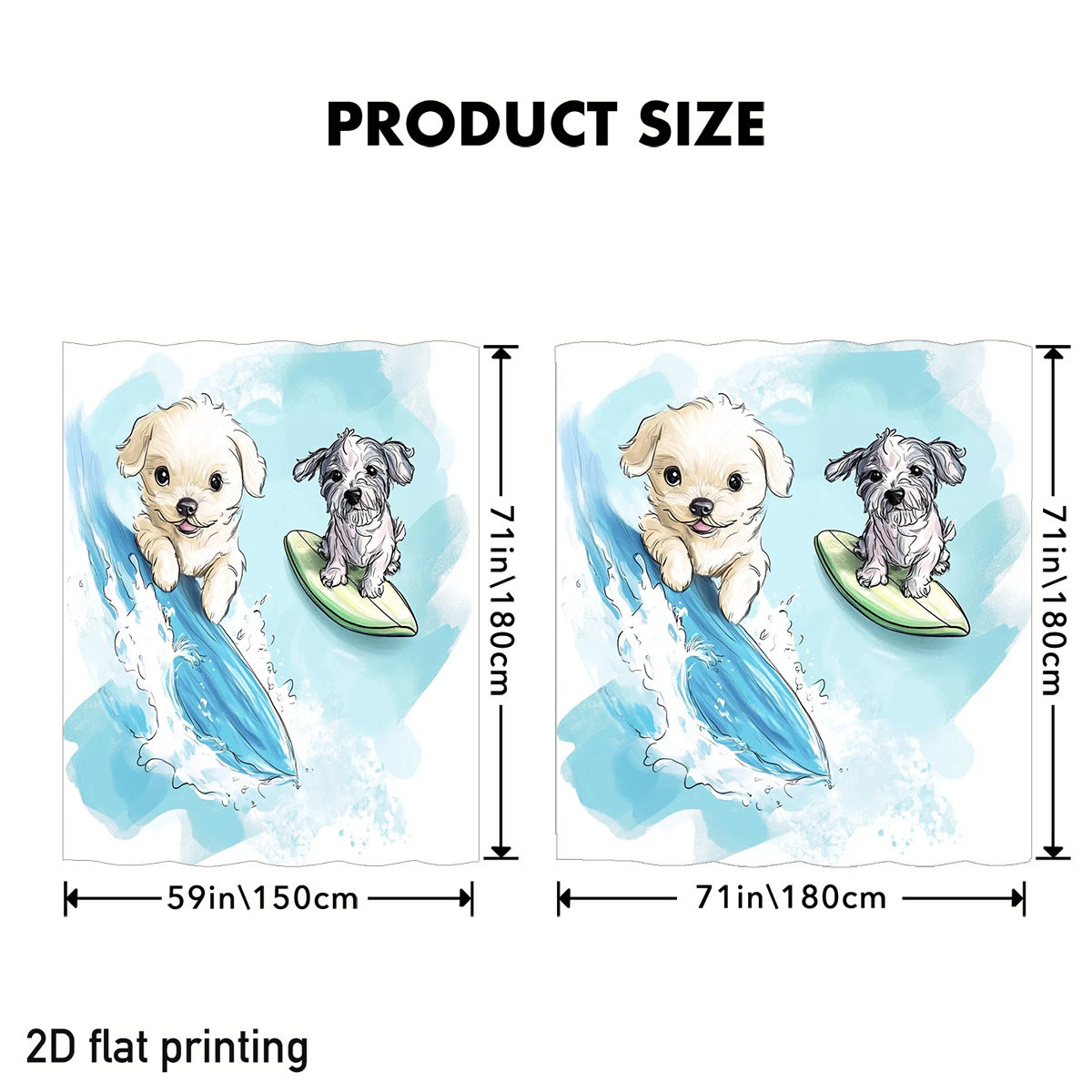 Adorable Dog Shower Curtain Cu - Adorable Home Bathroom Ideas のレビューと価格