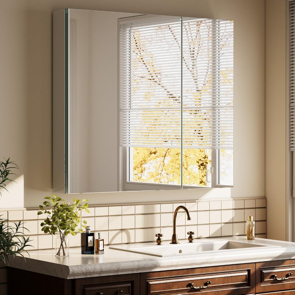 Bathroom Medicine Cabinet with - Home Bathroom Door のレビューと価格