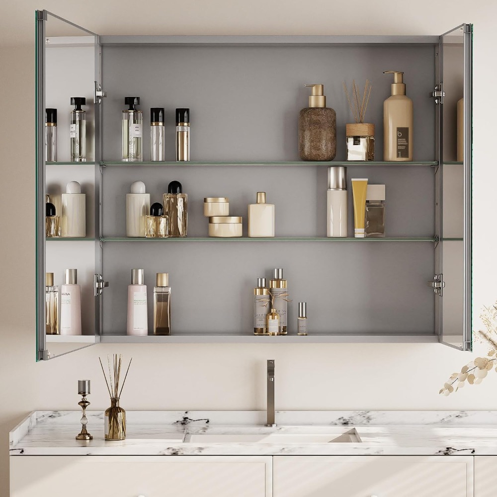 Bathroom Medicine Cabinet with - Home Bathroom Door のレビューと価格