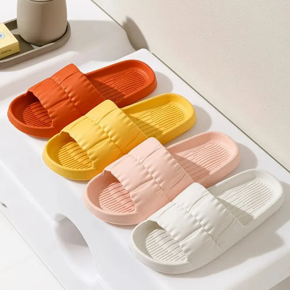 Soft Bottom Slippers for Women - Home One Bathroom Accessories のレビューと価格