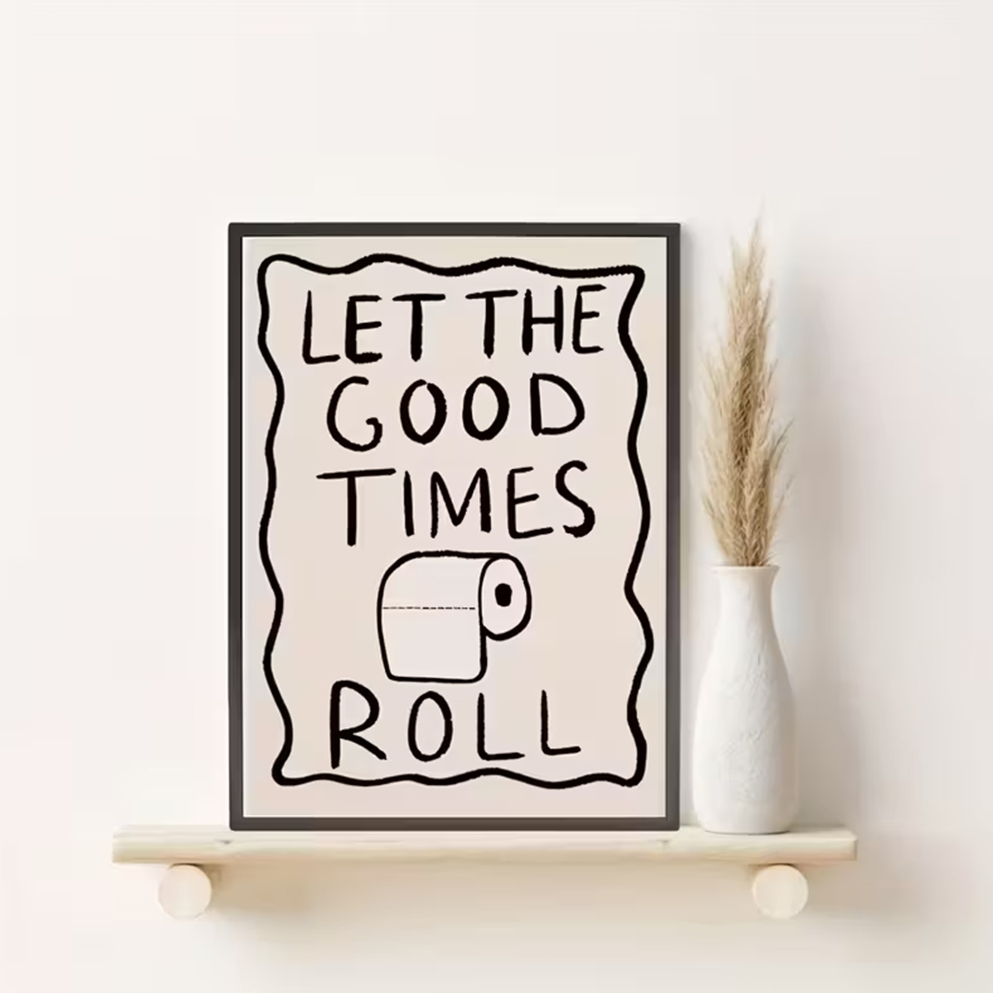 Funny Toilet  Let The G00d Tim - Home Bathroom Wall Decor のレビューと価格