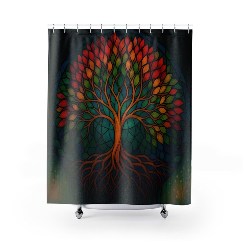 Bohemian Tree of Life Shower C - Home Bathroom Design Ideas のレビューと価格
