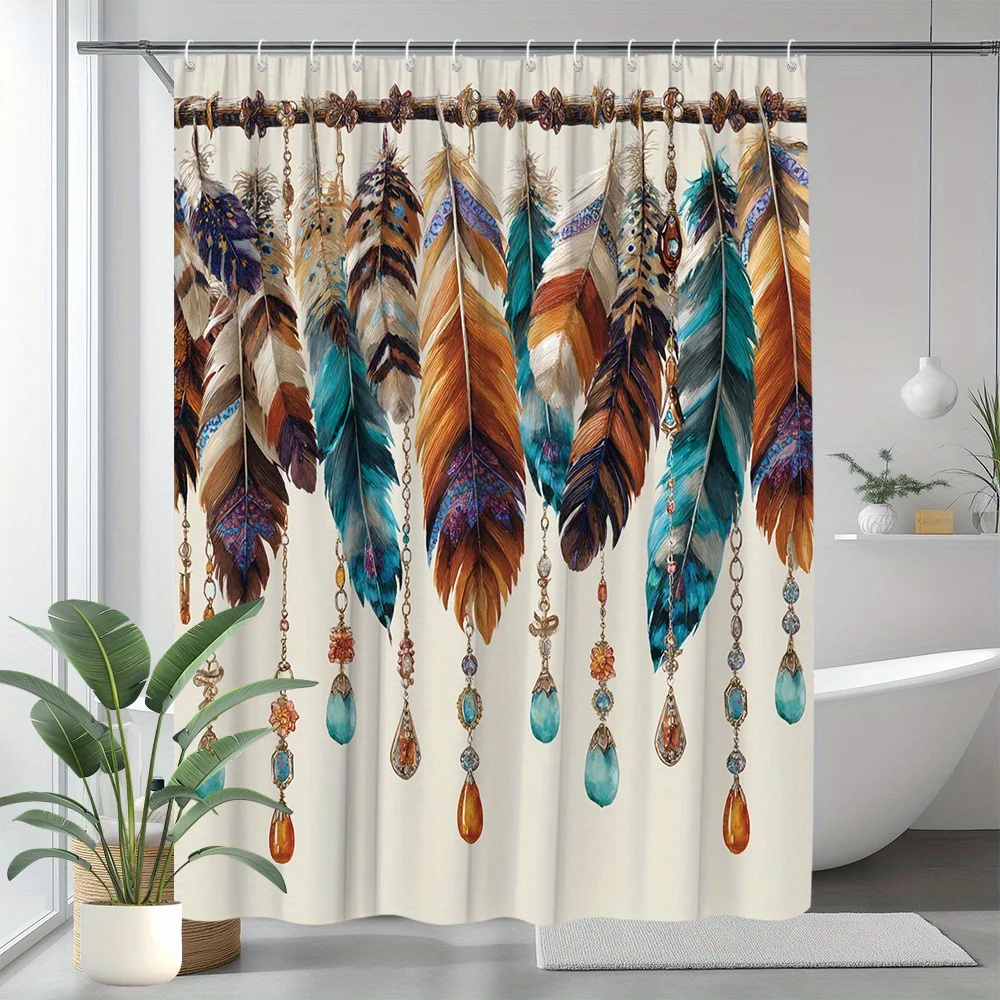 Shower Curtain Set Bohemian St - Home Bathroom Design Ideas のレビューと価格