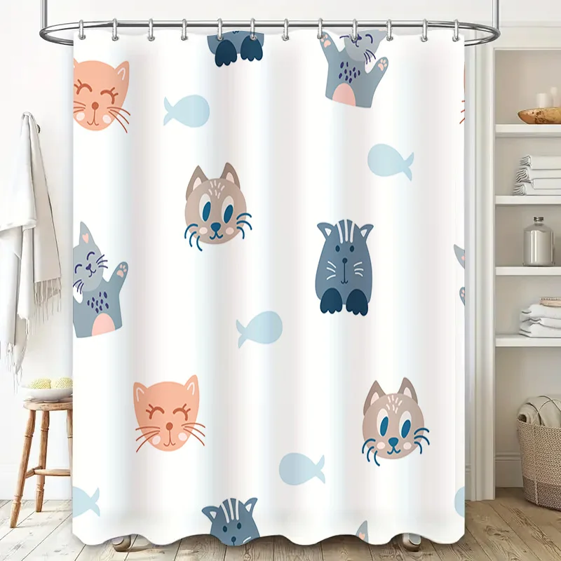 Adorable Cartoon Cat Fish Show - Adorable Home Bathroom Ideas のレビューと価格
