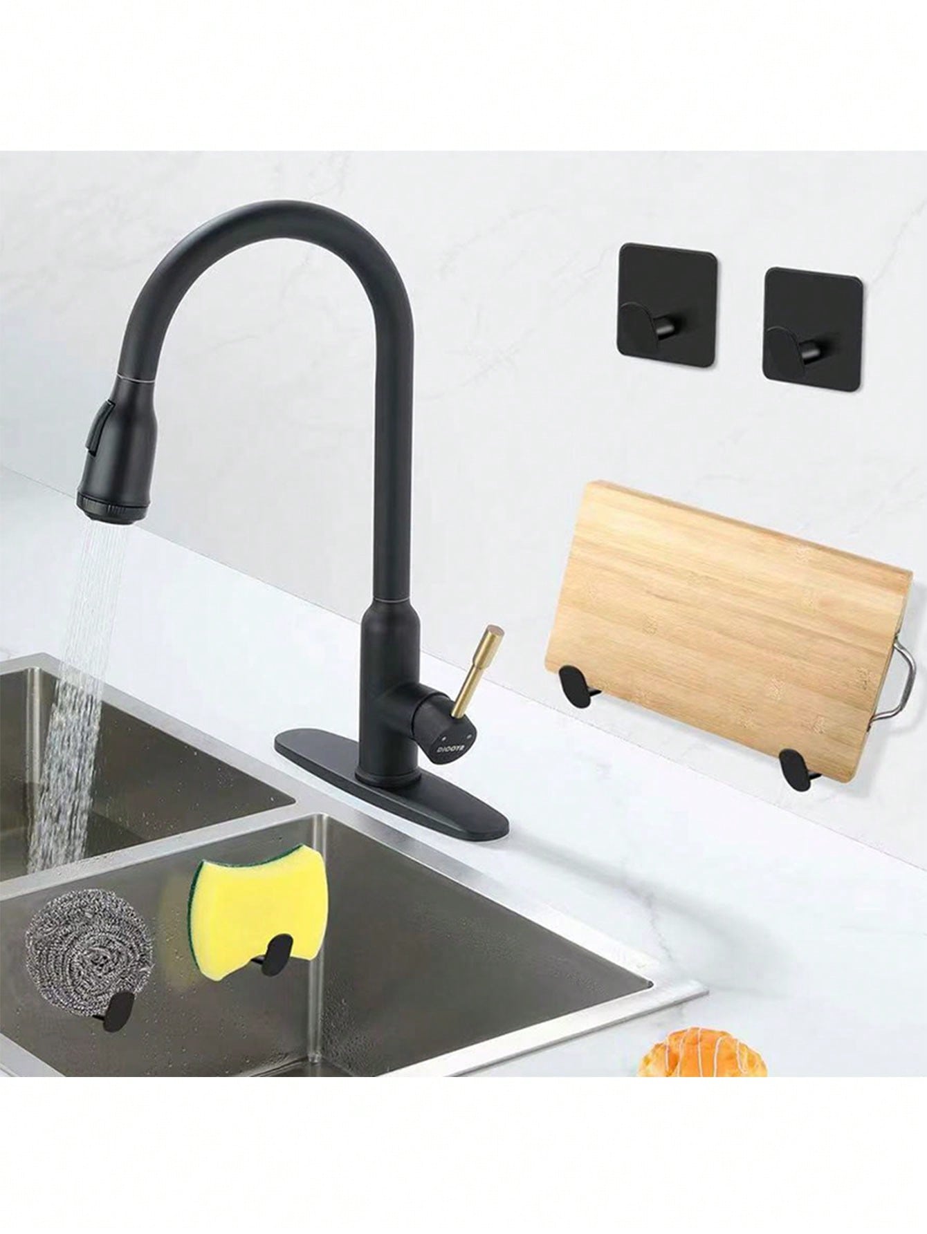 2pcs Adhesive Towel Hooks/Bath - Home Bathroom Wall Decor のレビューと価格