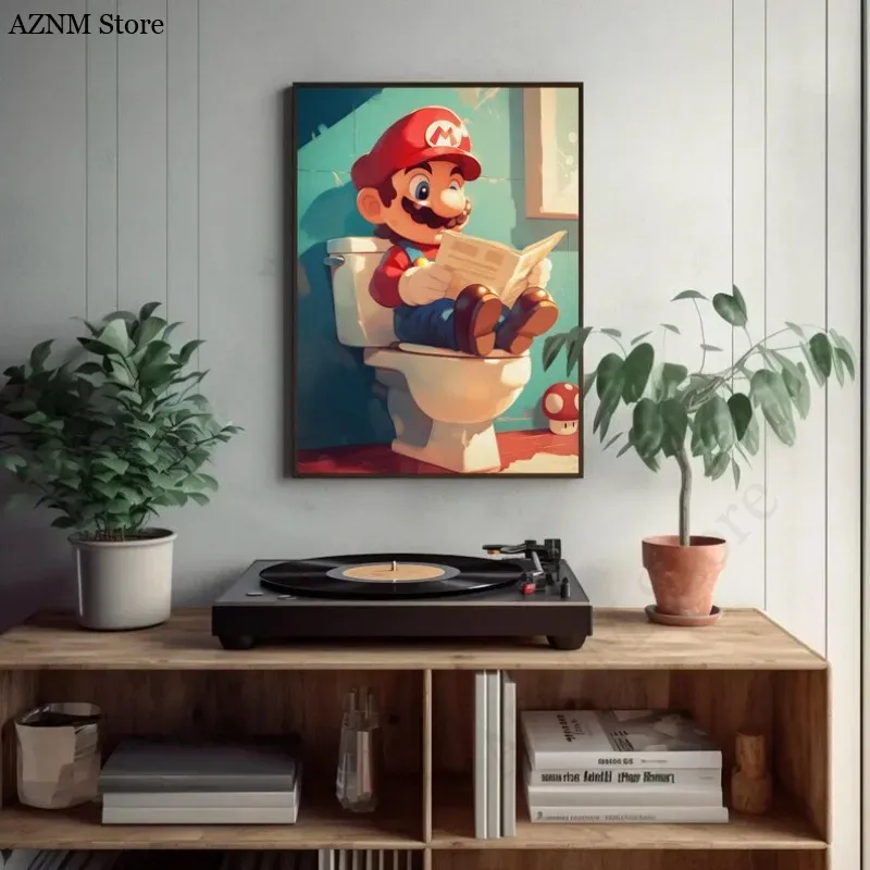 Funny Bathroom Cartoon Video G - Home Bathroom Toilet のレビューと価格