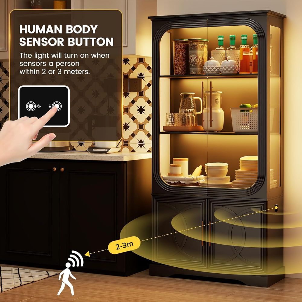 69 Tall Glass Display Cabinet  - Home & Bathroom Building Products Pte Ltd のレビューと価格