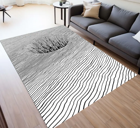 3D Illusion Area Rug with Vort - Home Bathroom Design Ideas のレビューと価格