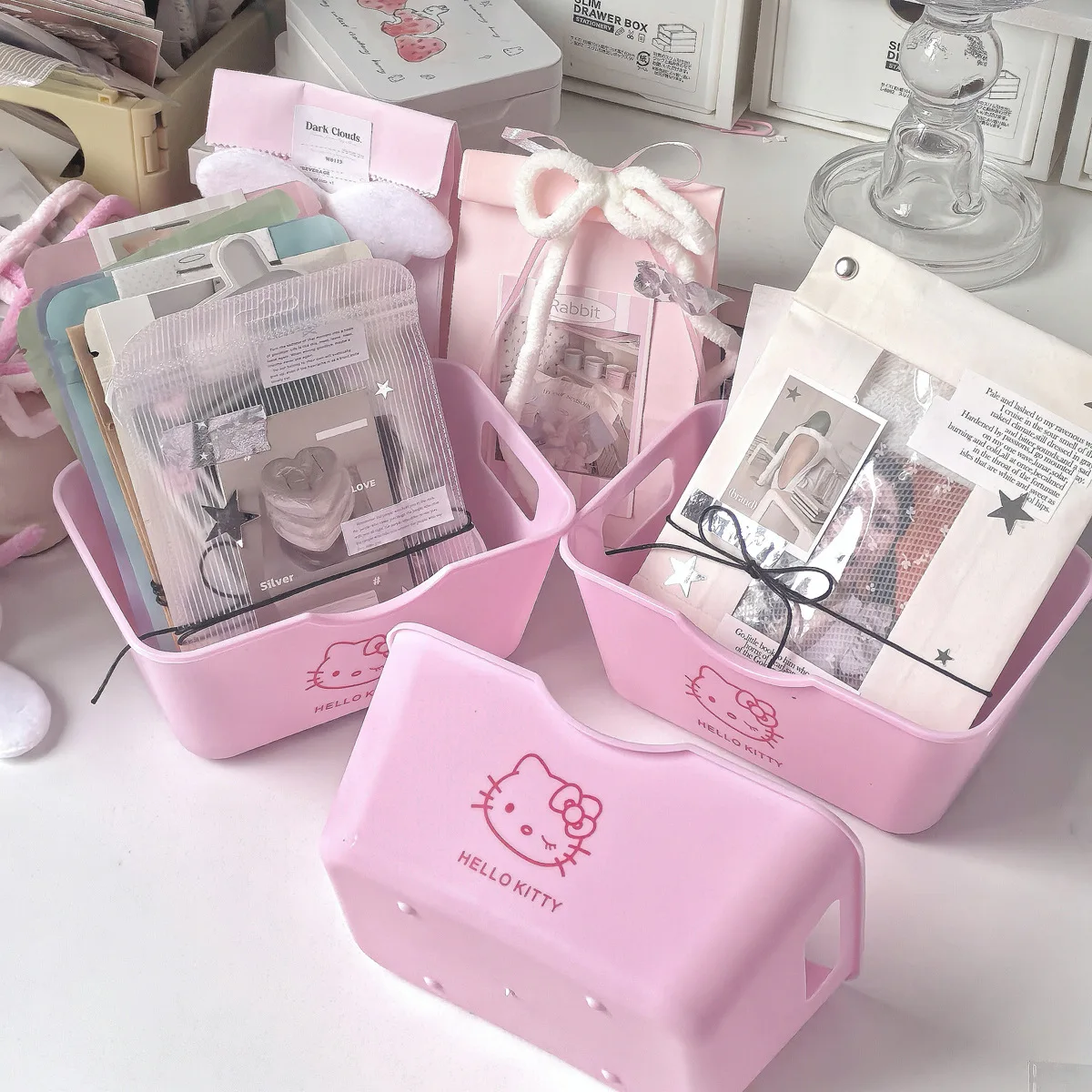 Hello Kitty 2/4Pcs Plastic Org - Home Goods Bathroom Sets のレビューと価格