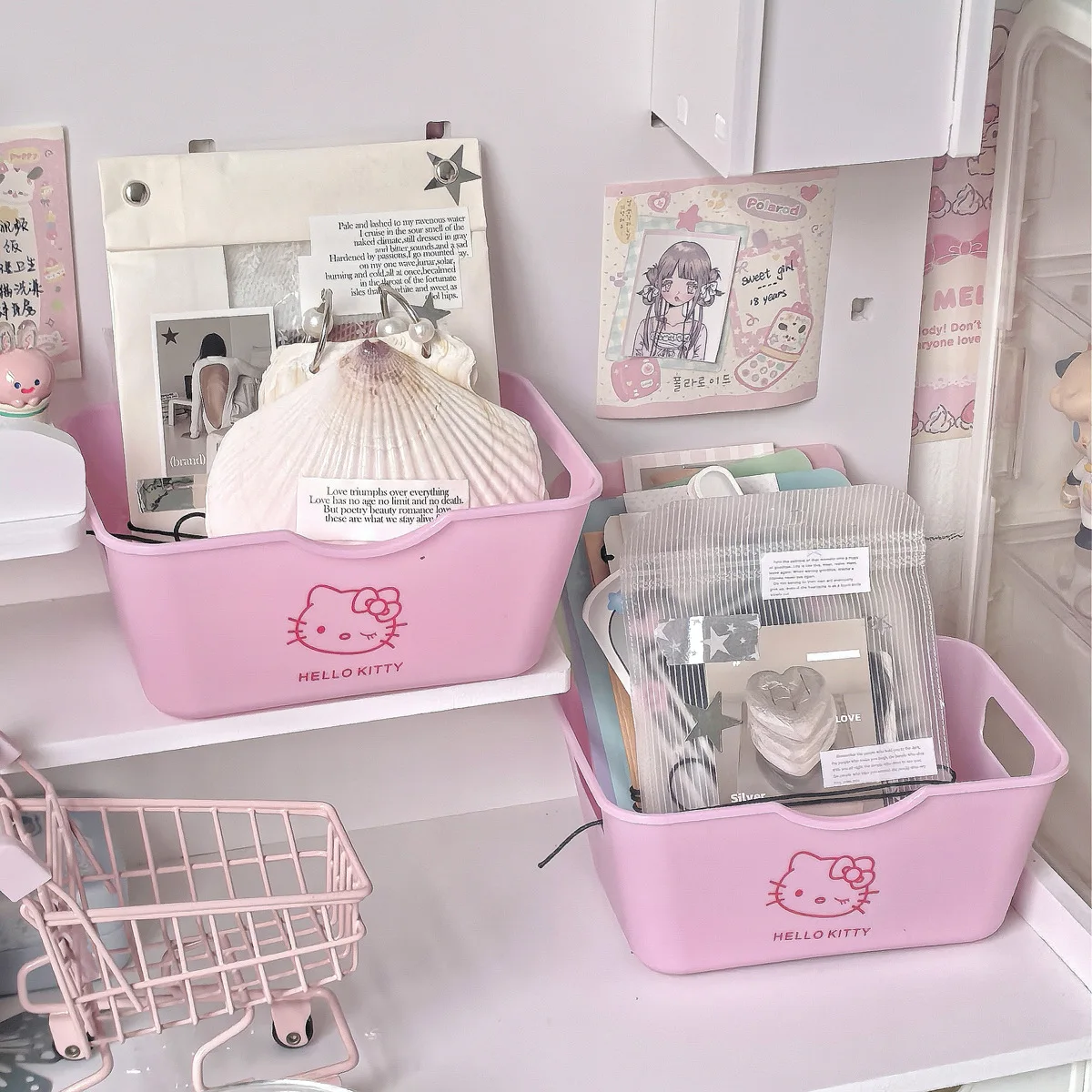 Hello Kitty 2/4Pcs Plastic Org - Home Goods Bathroom Sets のレビューと価格