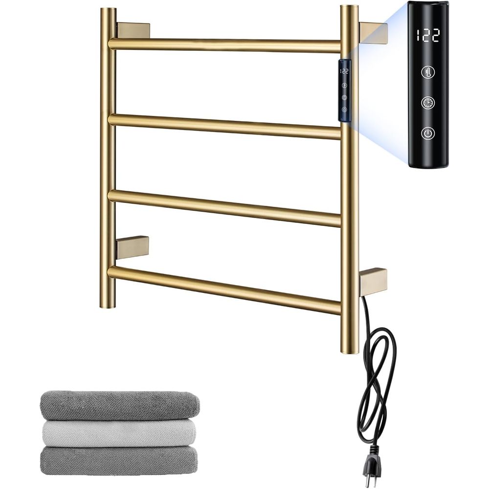 4-Bar Wall-Mounted Electric To - Towel Warmer Electric のレビューと価格