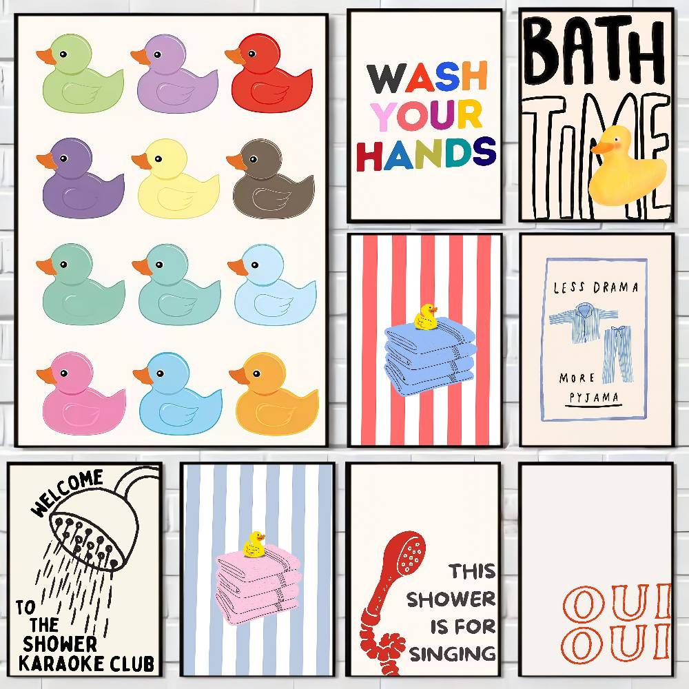 Funny Bathroom Rubber Duck Was - Home Goods Bathroom Decor のレビューと価格