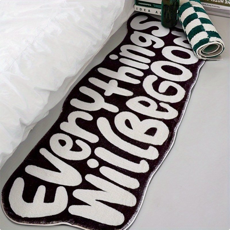 VIKAMA Everything Will Be Good - Home Goods Bathroom Rugs のレビューと価格