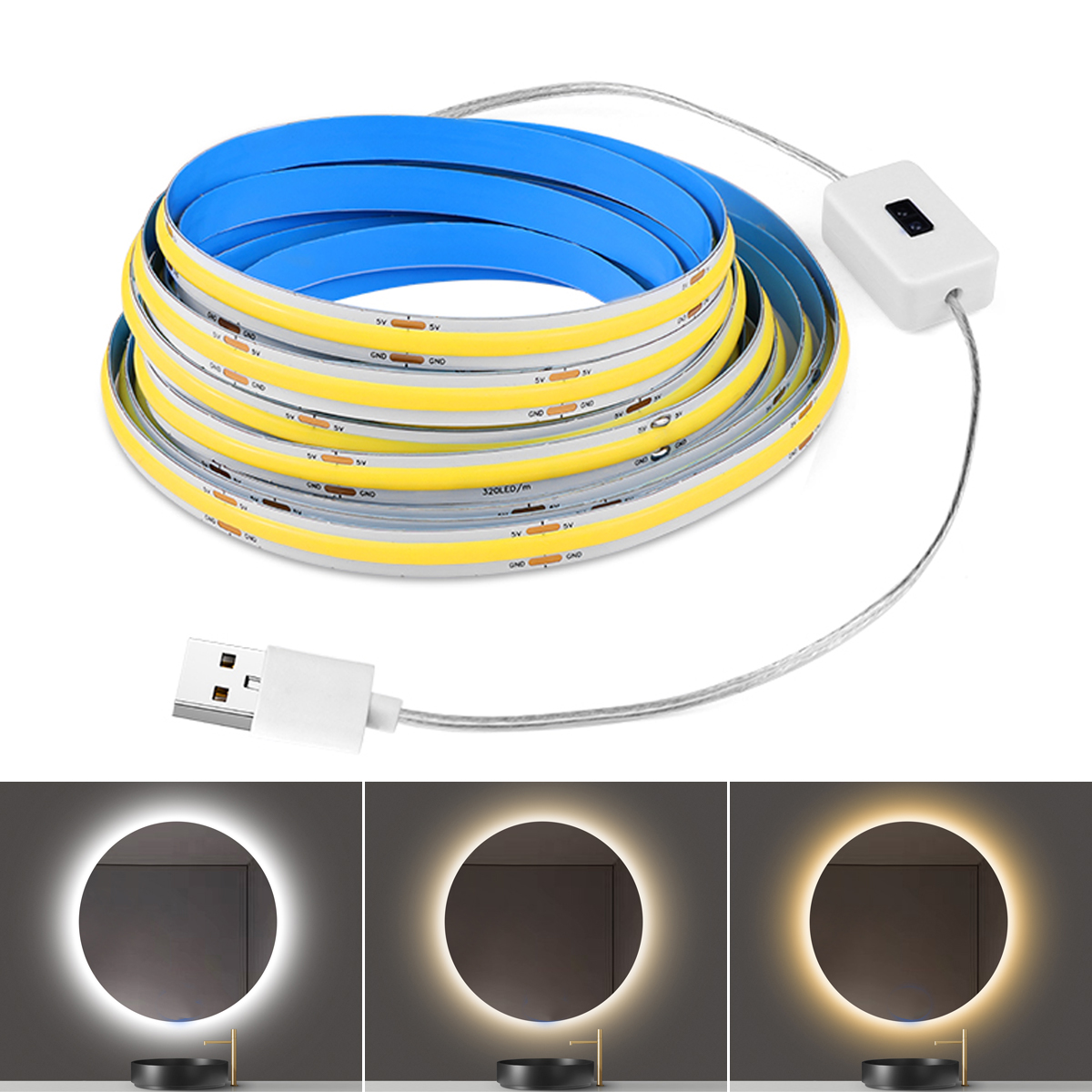 Bathroom Lights Mirror LED Lig - Home Bathroom Vanity のレビューと価格
