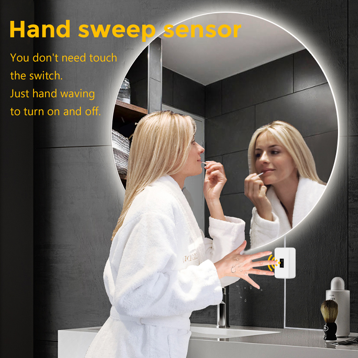 Bathroom Lights Mirror LED Lig - Home Bathroom Vanity のレビューと価格