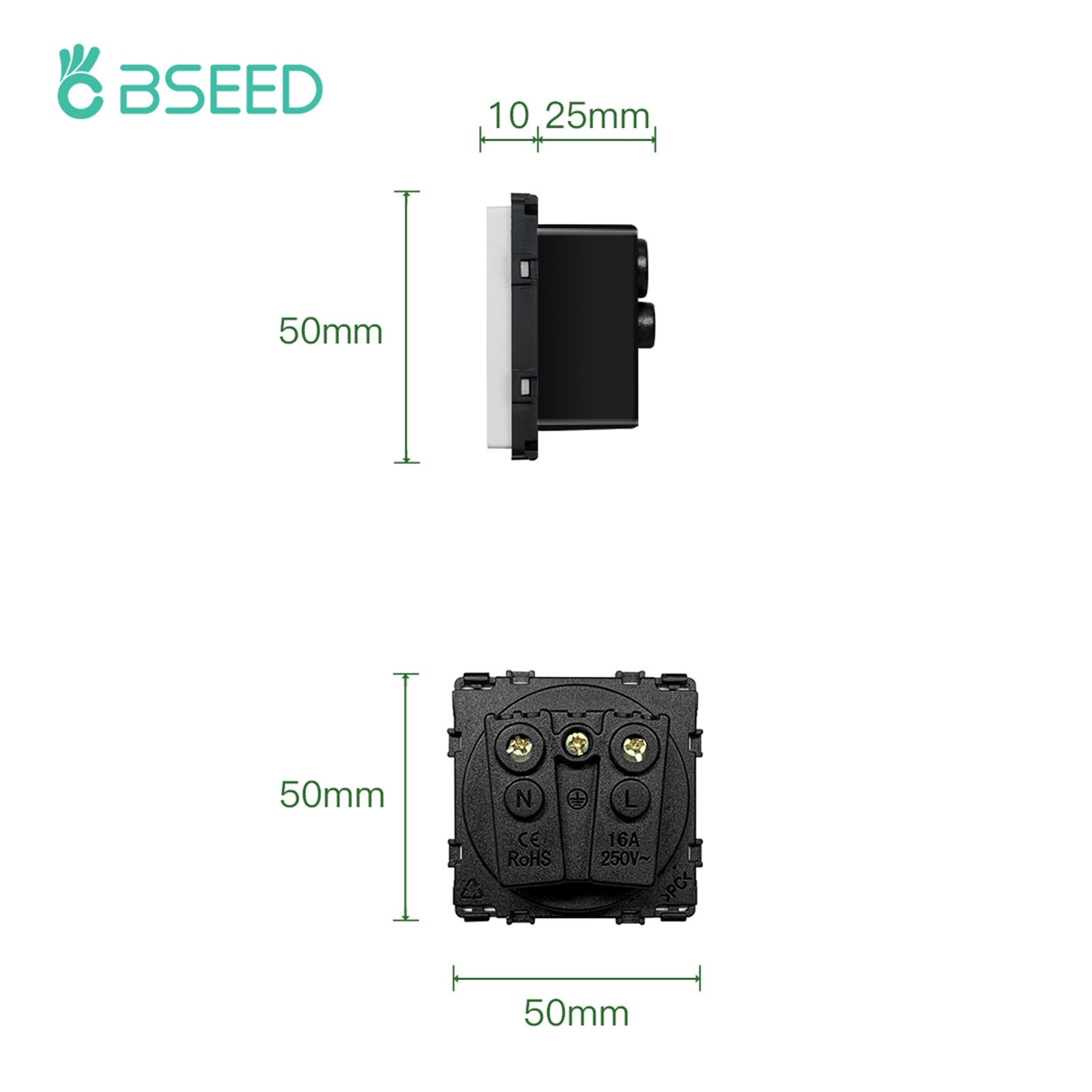 BSEED French Plug Wall Socket  - Home Outlet Bathroom のレビューと価格