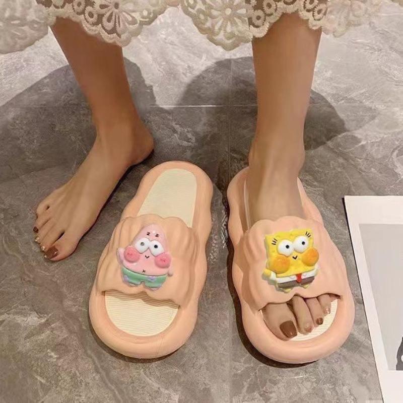 Cute SpongeBo Thick Bottom Sli - Home One Bathroom Accessories のレビューと価格