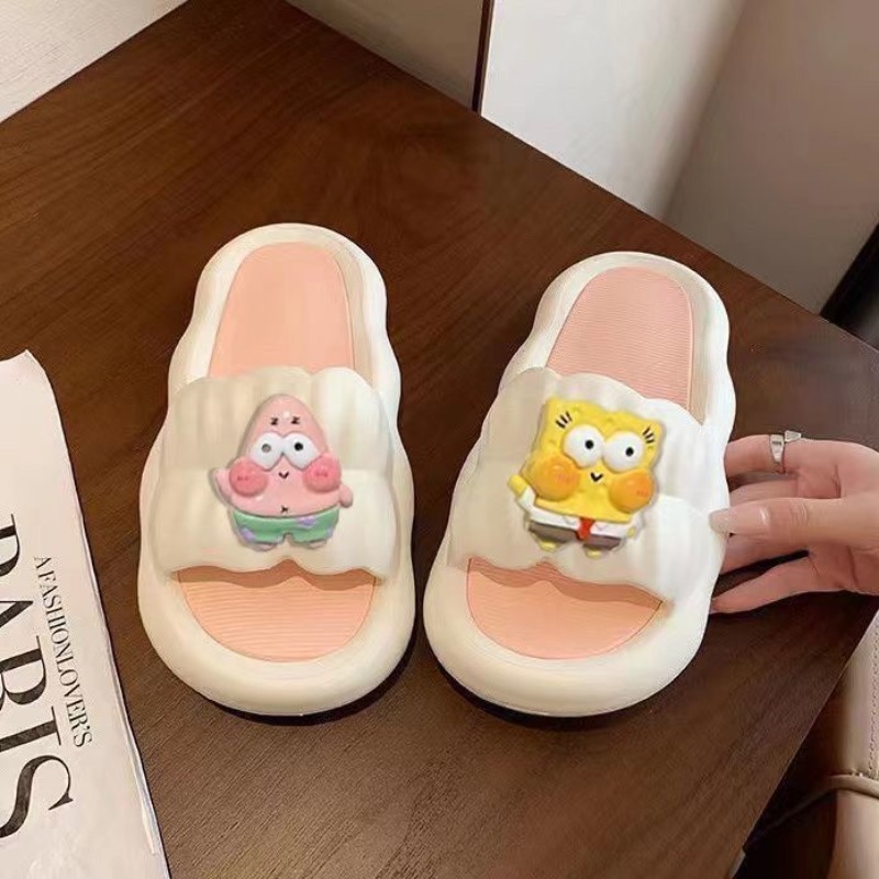 Cute SpongeBo Thick Bottom Sli - Home One Bathroom Accessories のレビューと価格