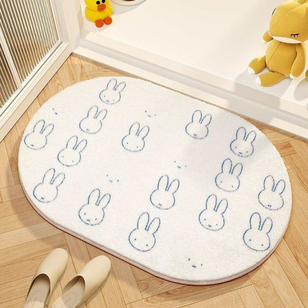 Miffy Cartoon Floor Mat Soft I - Home Goods Bathroom Decor のレビューと価格