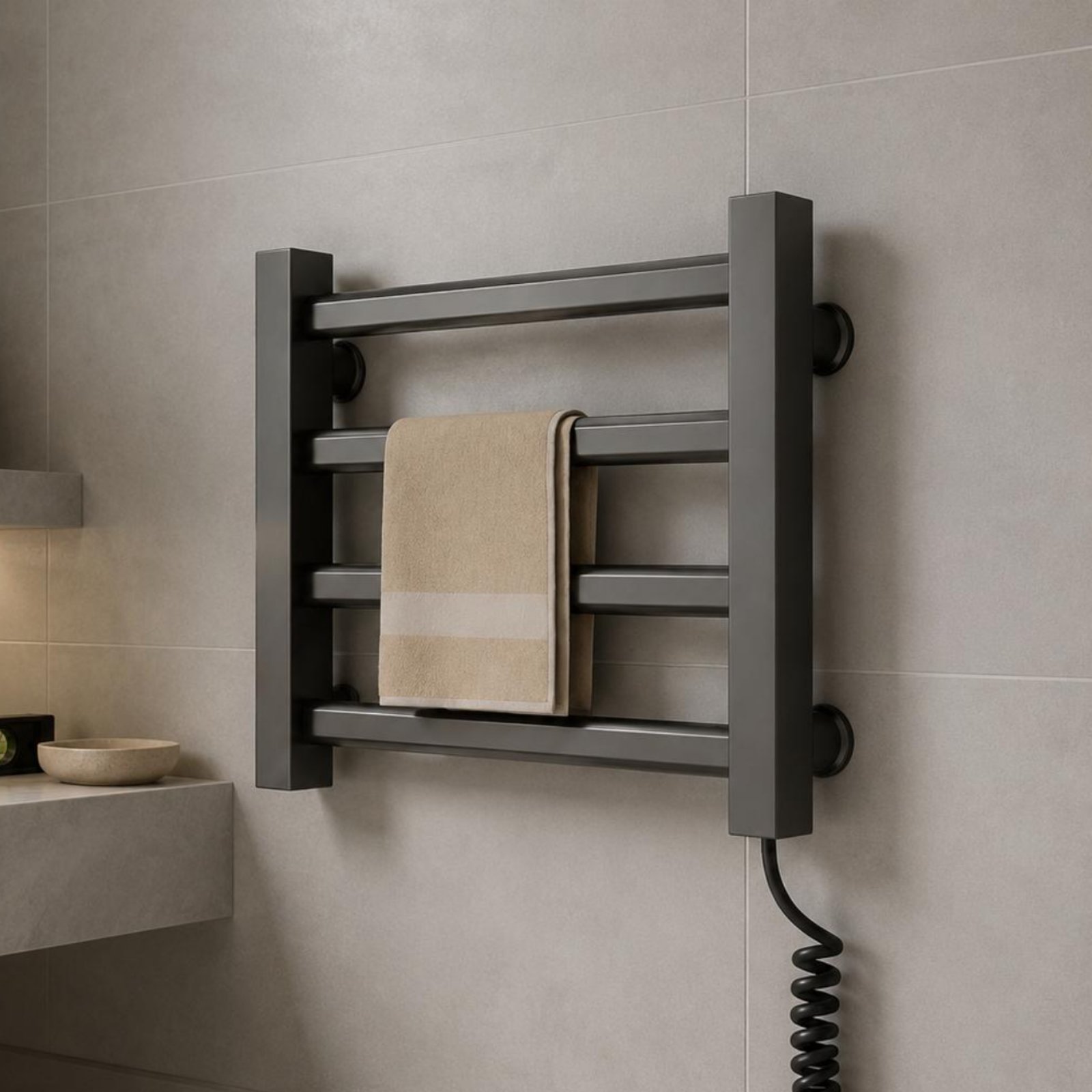 Electric Heated Towel Rack No  - Towel Warmer Electric のレビューと価格