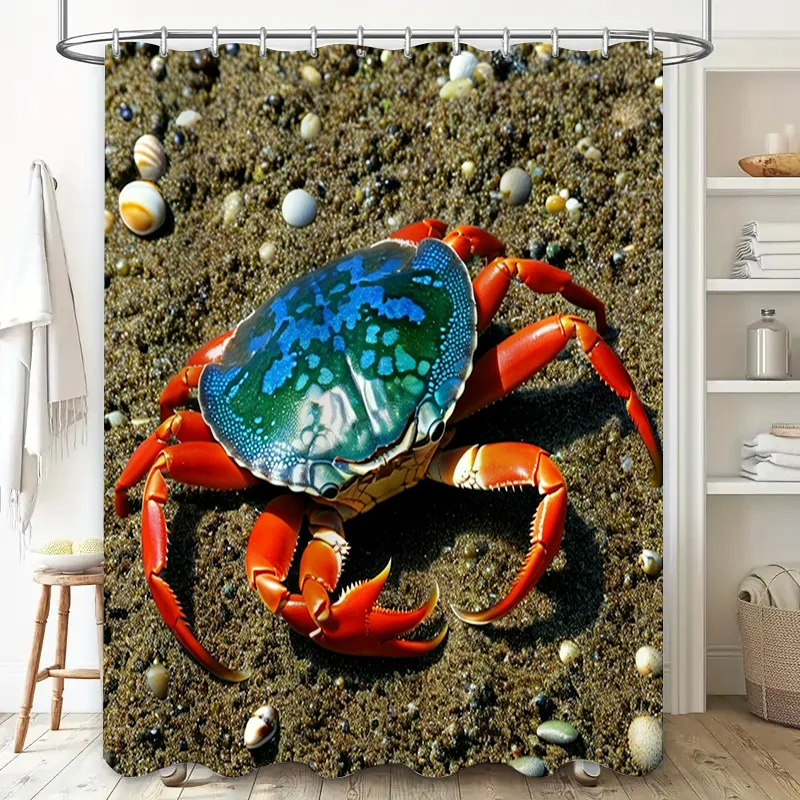 3D Printed Shower Curtain Blue - Home Bathroom Design Ideas のレビューと価格