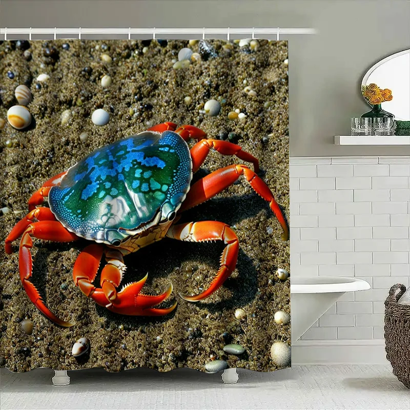 3D Printed Shower Curtain Blue - Home Bathroom Design Ideas のレビューと価格