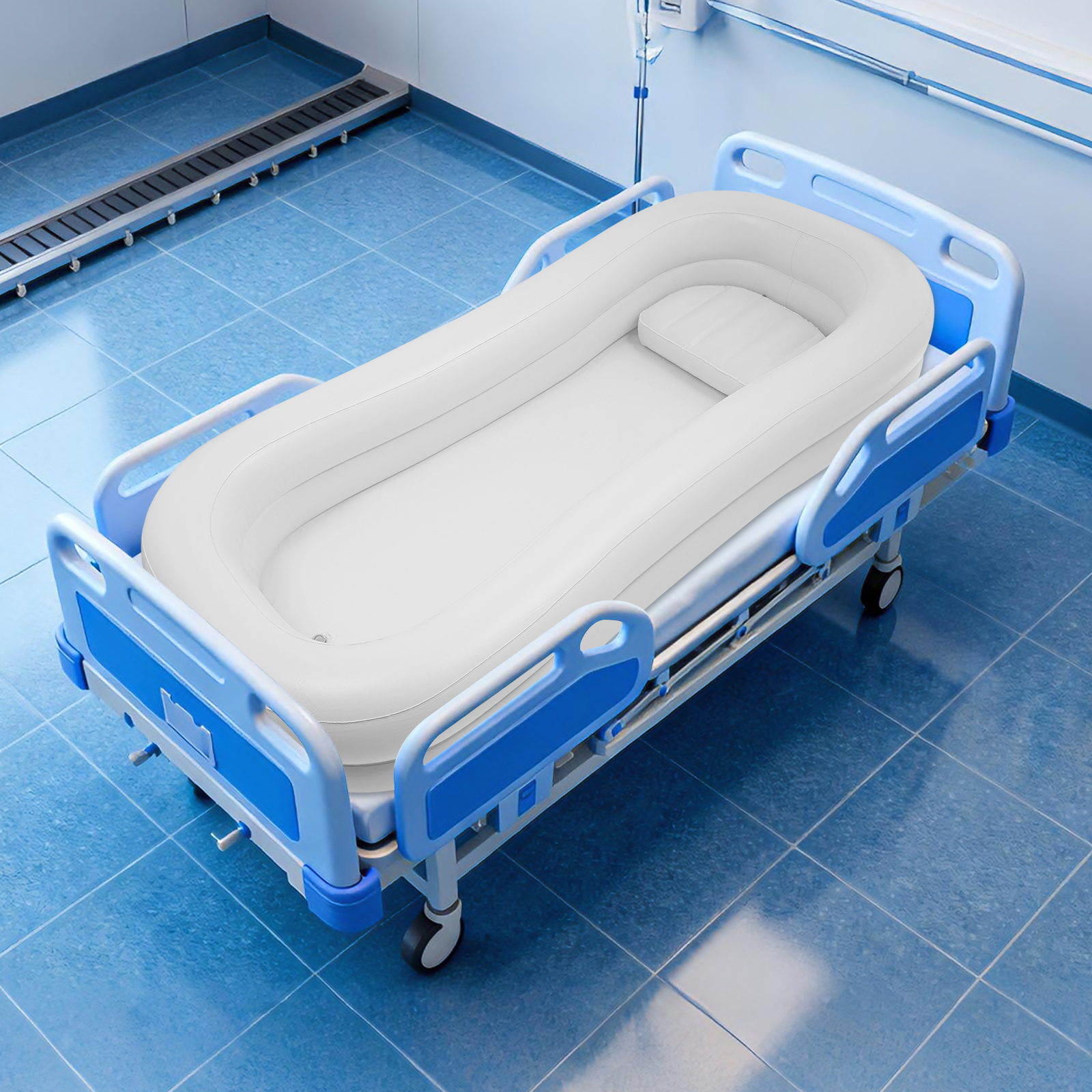 Rectangle PVC Inflatable Batht - Bathtub Pillow Inflatable のレビューと価格